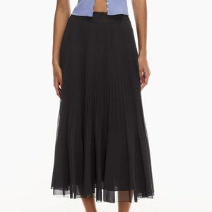 Wilfred Twirl Midi Skirt, black, size XL